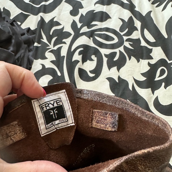 Frye distressed crackle boots - Picture 4 of 5